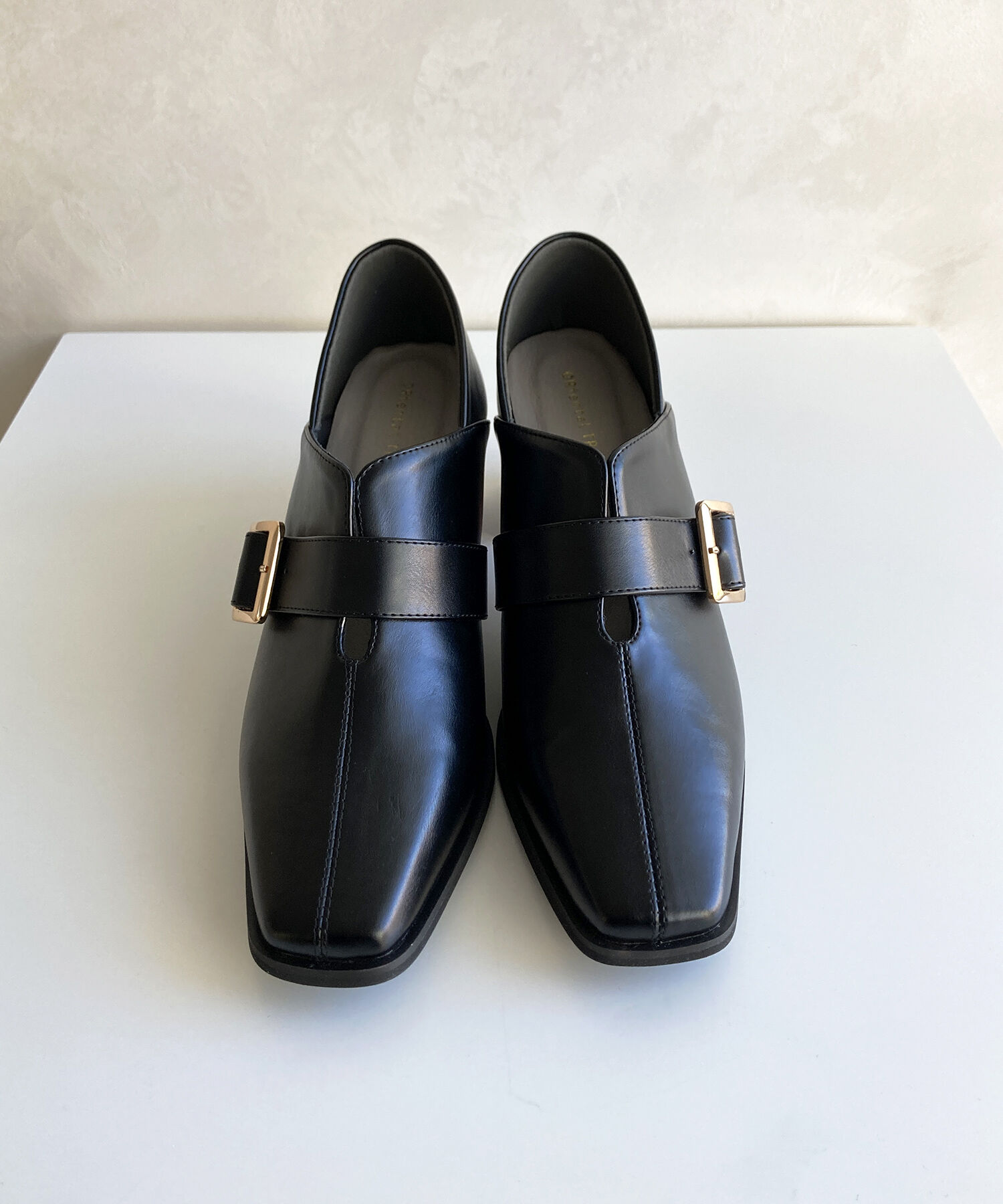 ORiental TRaffic「ウッドヒールベルトパンプス/51103 パンプス トレンド 人気 売れてる」|パンプス|