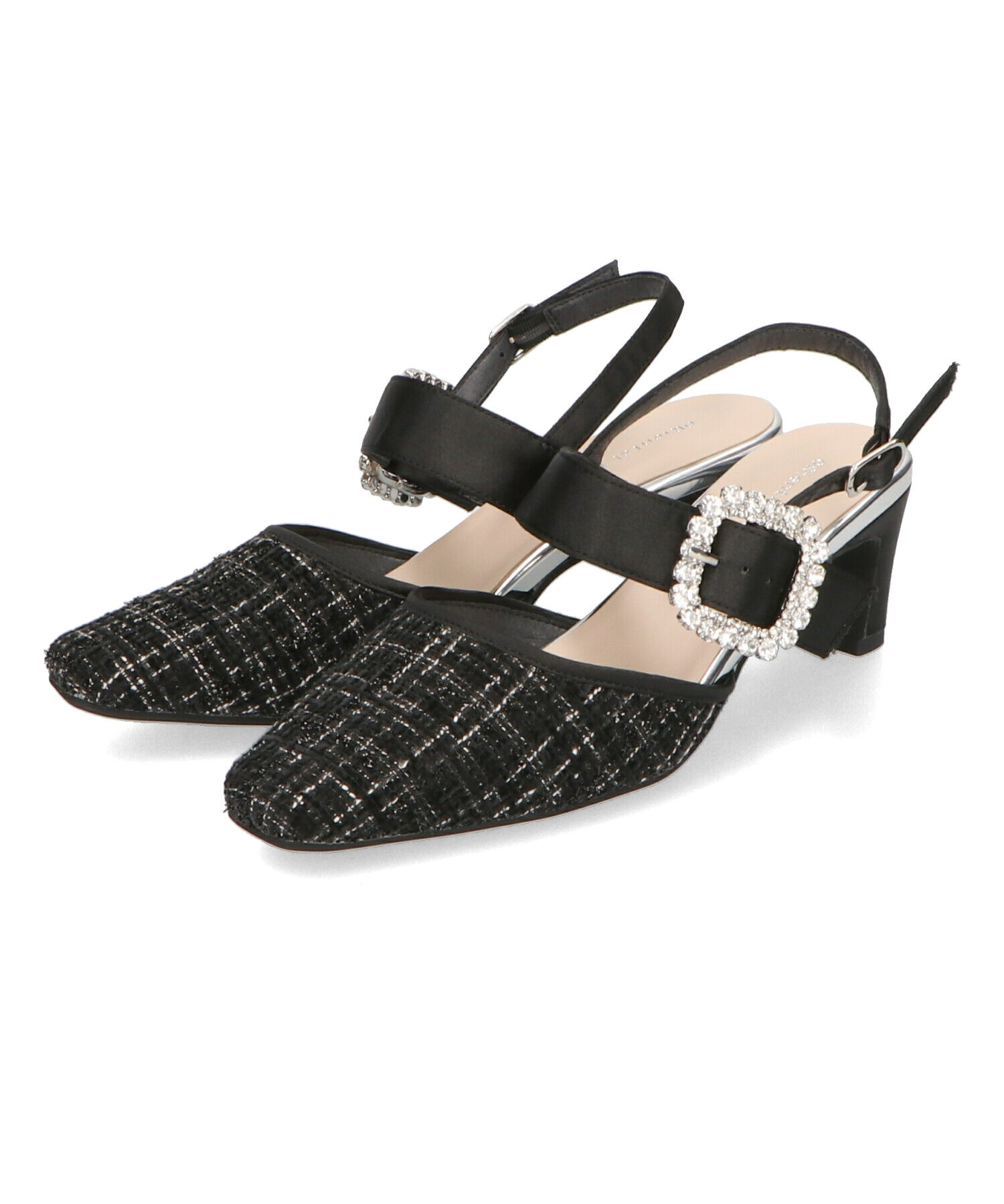 ORiental TRaffic「ビジューストラップツイードパンプス/51115」|パンプス|