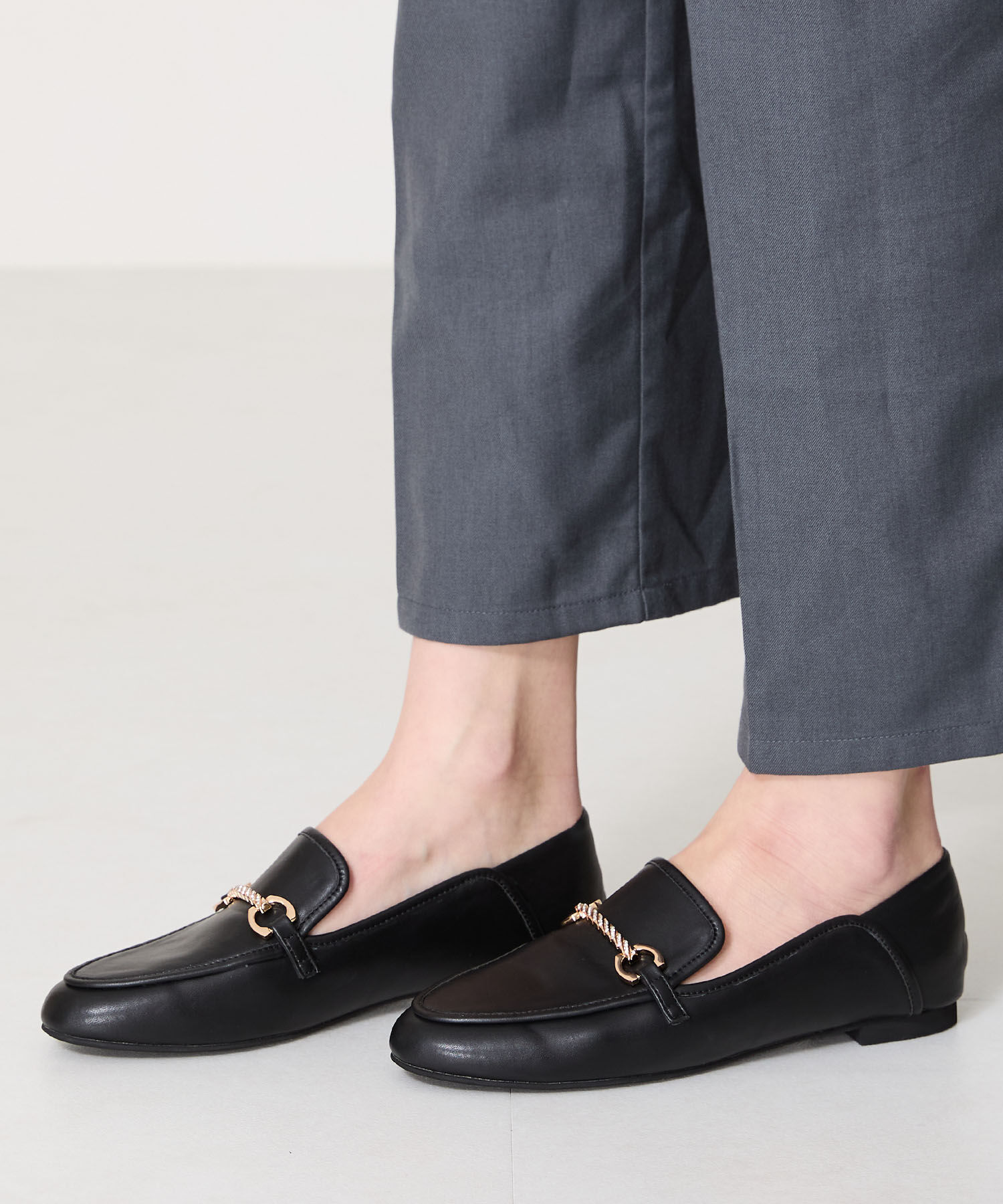 ORiental TRaffic「ラウンドトゥビットバブーシュローファー/51108 ローファー」|ローファー|