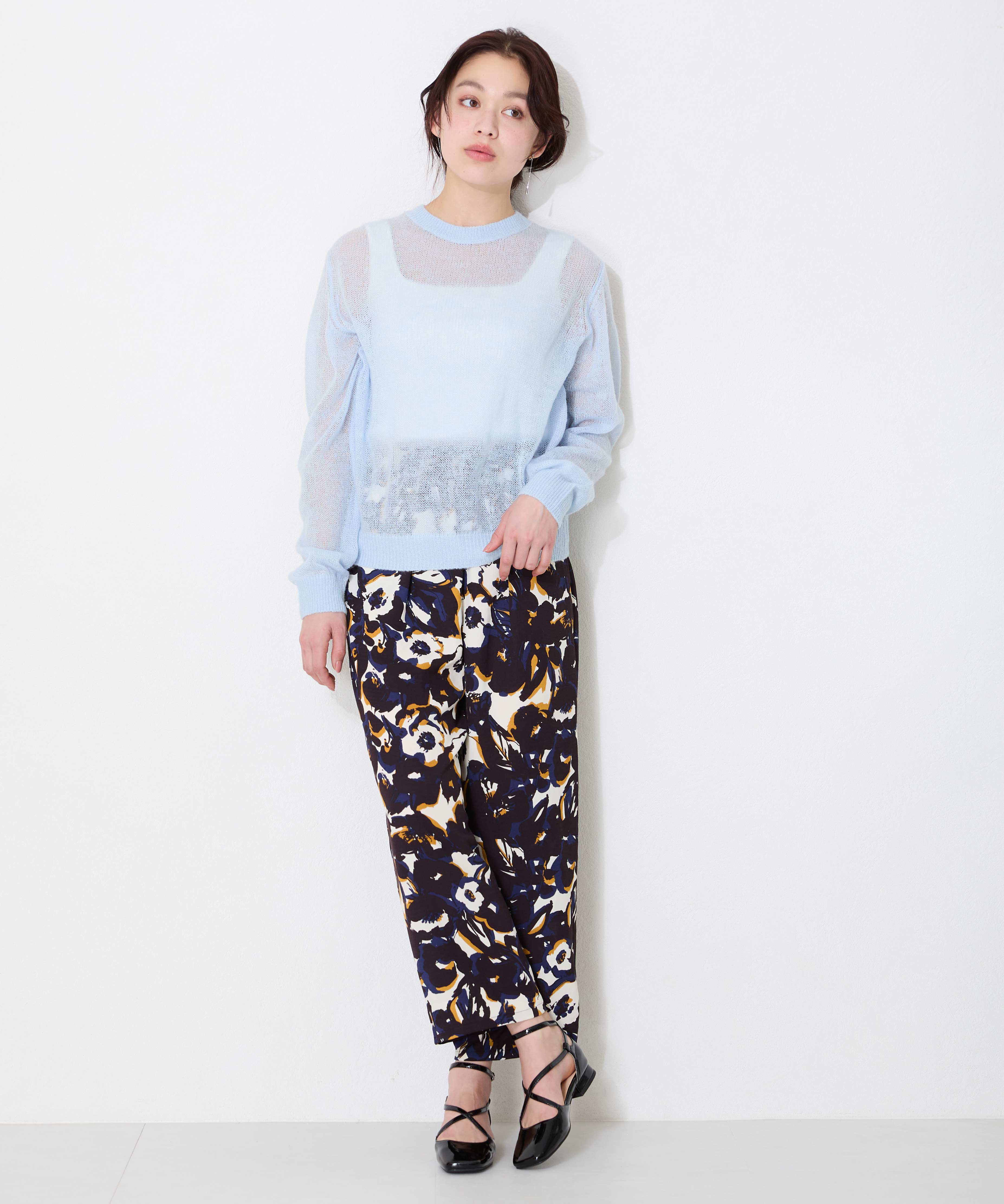 ORiental TRaffic「●2025春夏新作●クロスデザインフラットパンプス/51119」|パンプス|