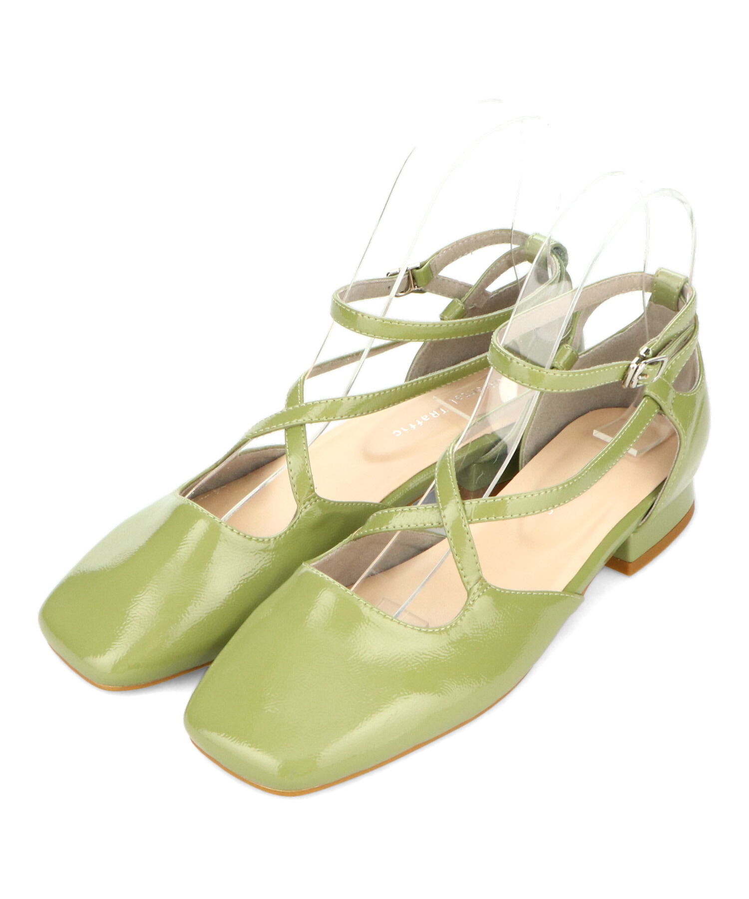 ORiental TRaffic「●2025春夏新作●クロスデザインフラットパンプス/51119」|パンプス|