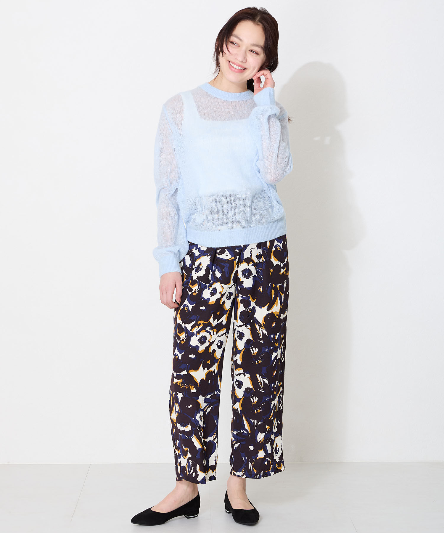 ORiental TRaffic「【跳べるパンプス/シリーズ累計１５０万足突破】メタリックライン フラット /R-3218 パンプス クッション」|パンプス|