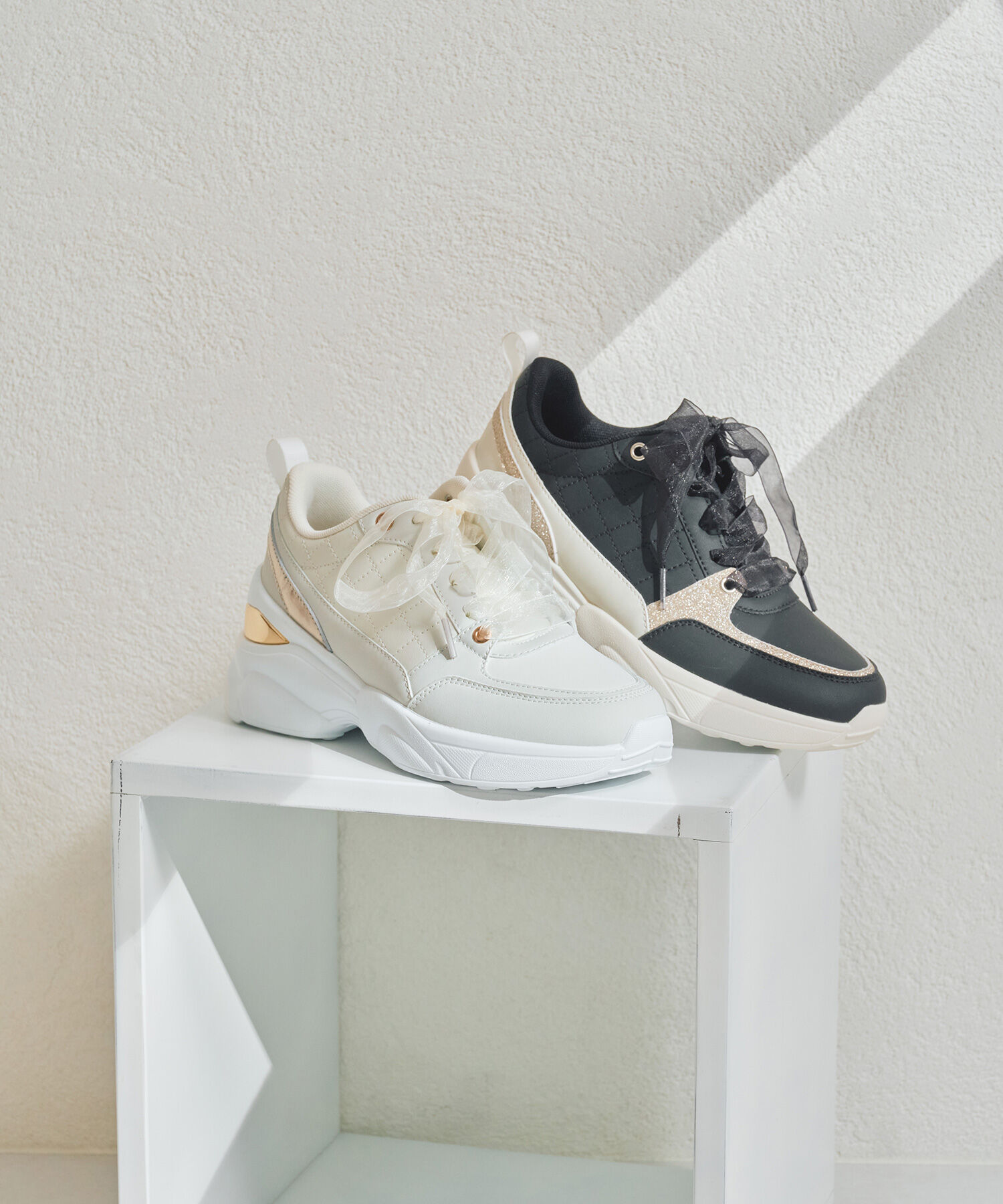 ORiental TRaffic「ヒールアップメタリックパーツスニーカー/OT3761 スニーカー 人気 トレンド」|スニーカー|