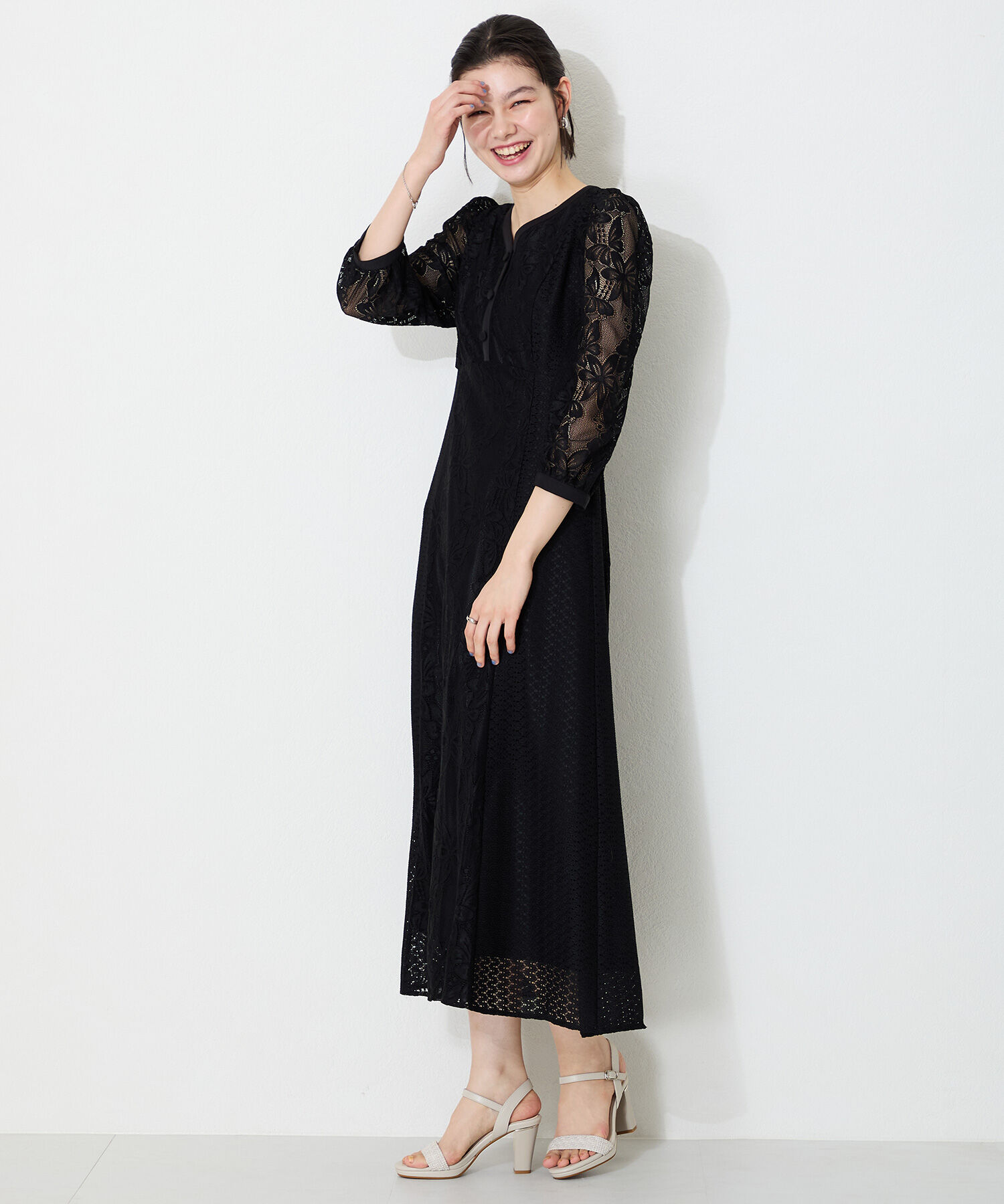 ORiental TRaffic「●2025春夏新作●ラウンドトゥラインヒールサンダル/51208 サンダル トレンド 人気」|サンダル|