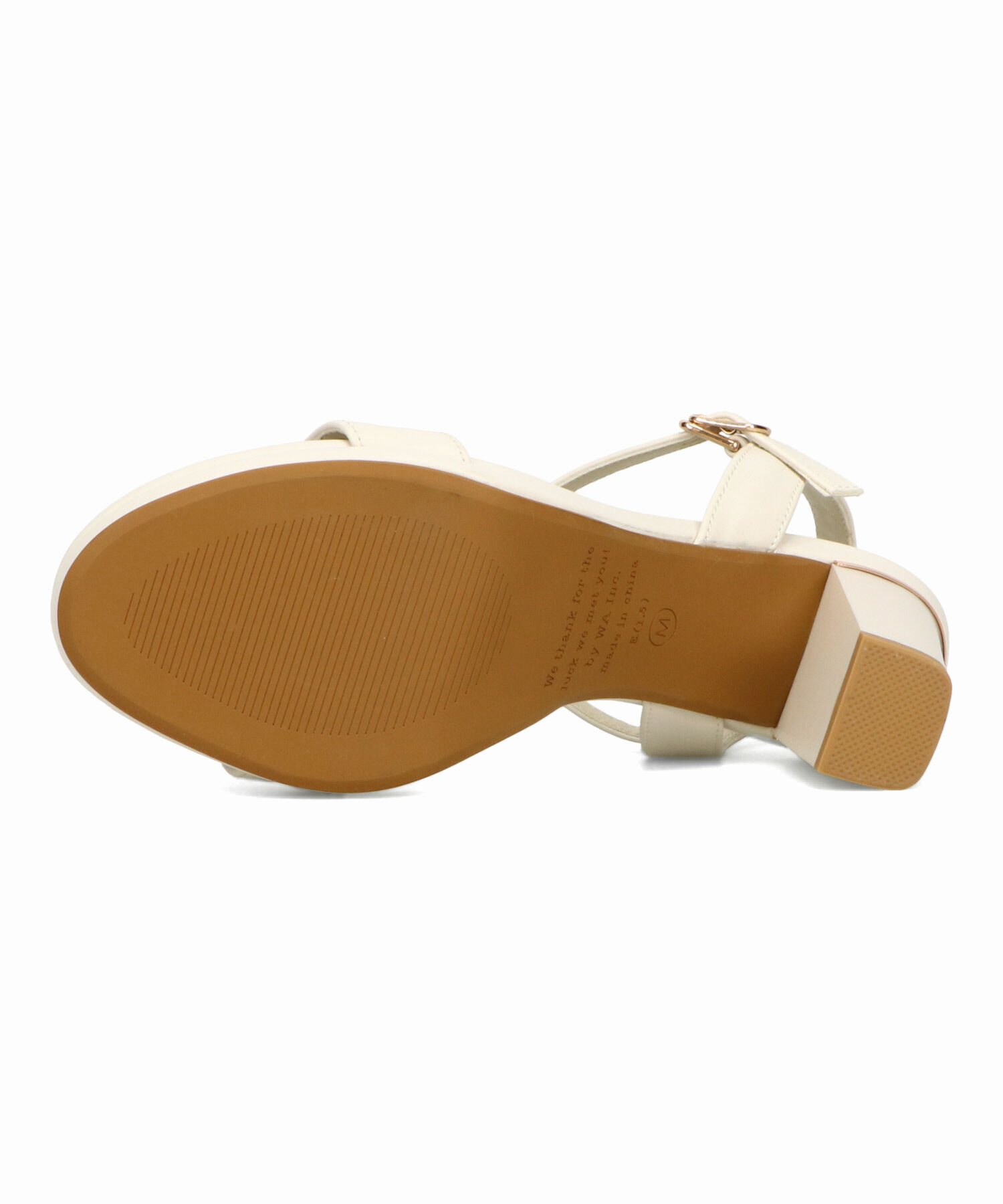 ORiental TRaffic「●2025春夏新作●ラウンドトゥラインヒールサンダル/51208 サンダル トレンド 人気」|サンダル|