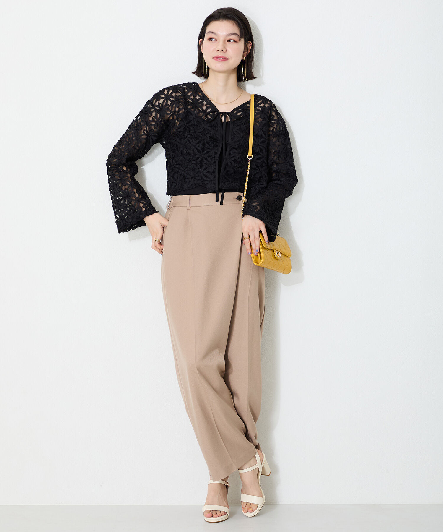 ORiental TRaffic「●2025春夏新作●ラウンドトゥラインヒールサンダル/51208 サンダル トレンド 人気」|サンダル|