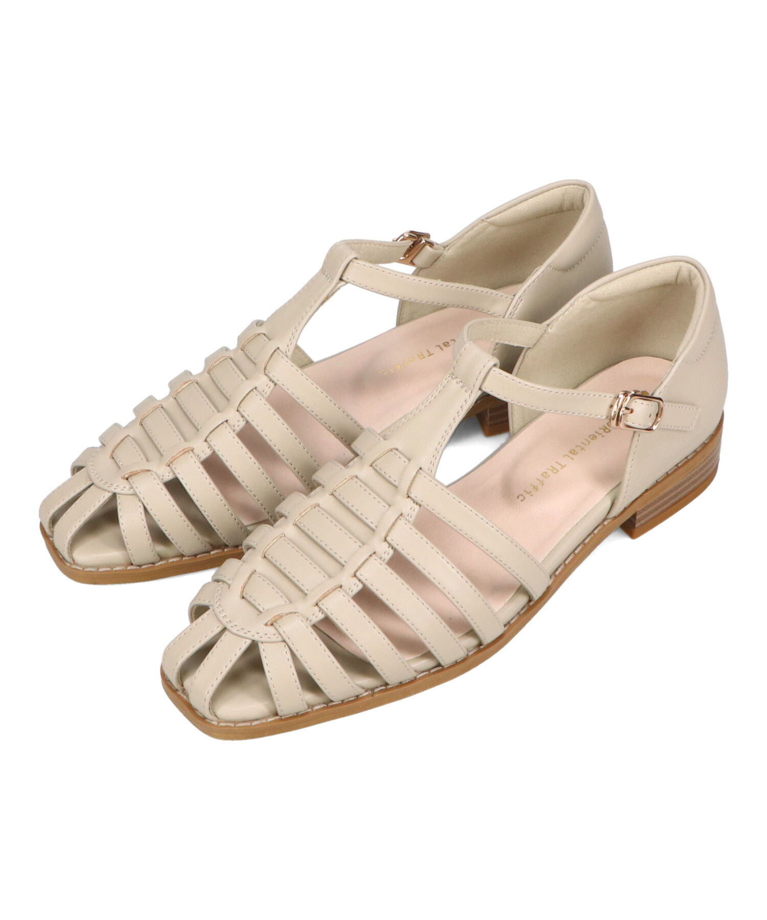 WA Oriental TRaffic「【トレンド】●2025春夏新作●ナローストラップグルカシューズ/52114 グルカサンダル フラット 人気」|サンダル|