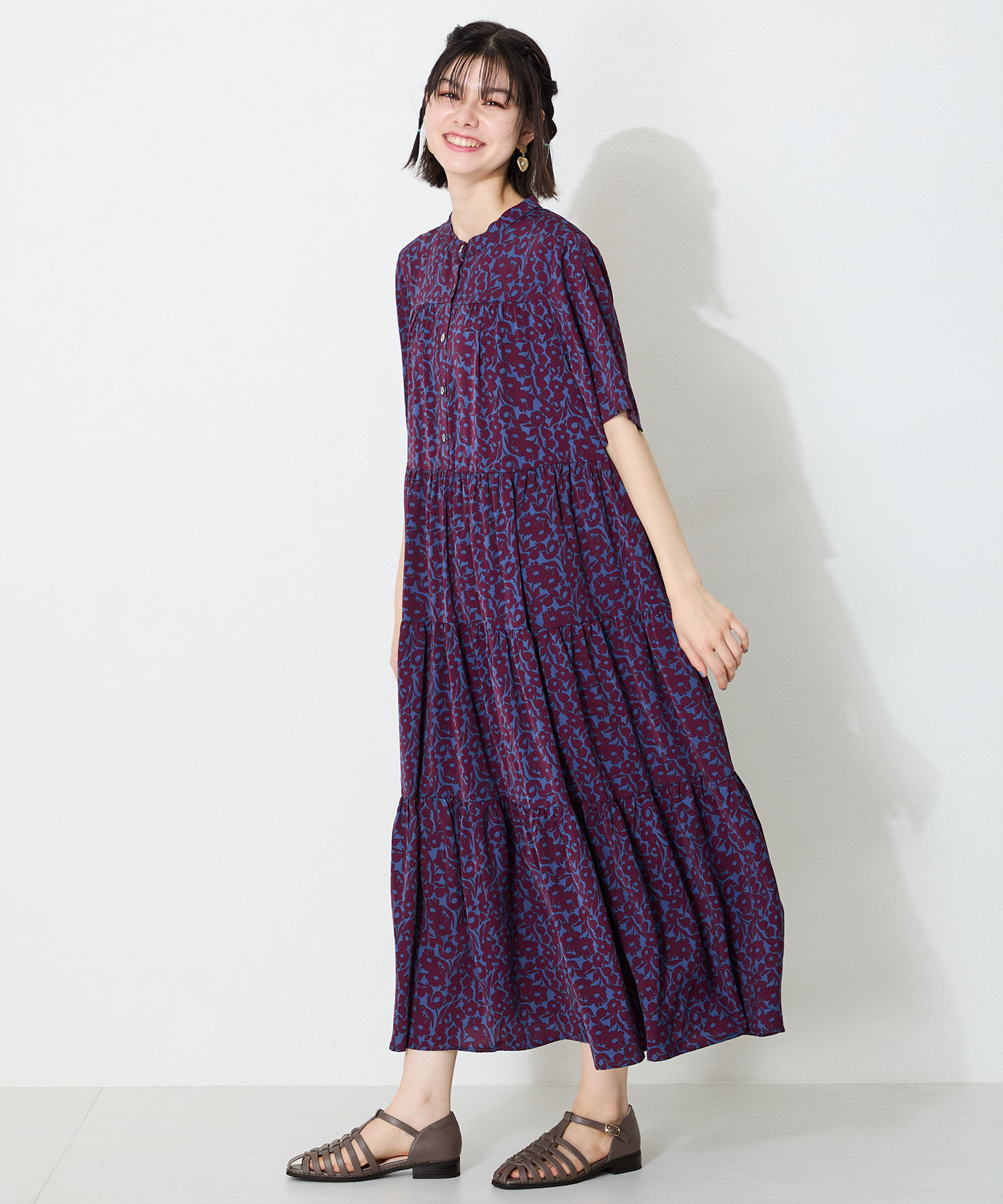 WA Oriental TRaffic「【トレンド】●2025春夏新作●ナローストラップグルカシューズ/52114 グルカサンダル フラット 人気」|サンダル|