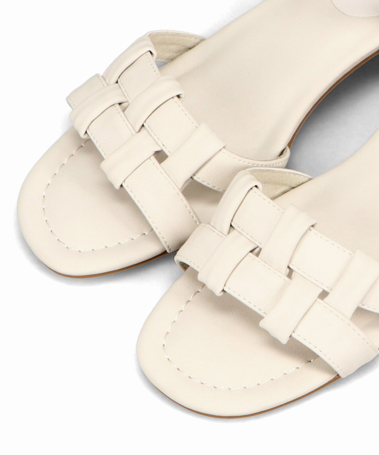 WA Oriental TRaffic「●2025春夏新作●編み込みヒールサンダル/52203 サンダル 人気 トレンド 華奢 ヒール5.2cm」|サンダル|