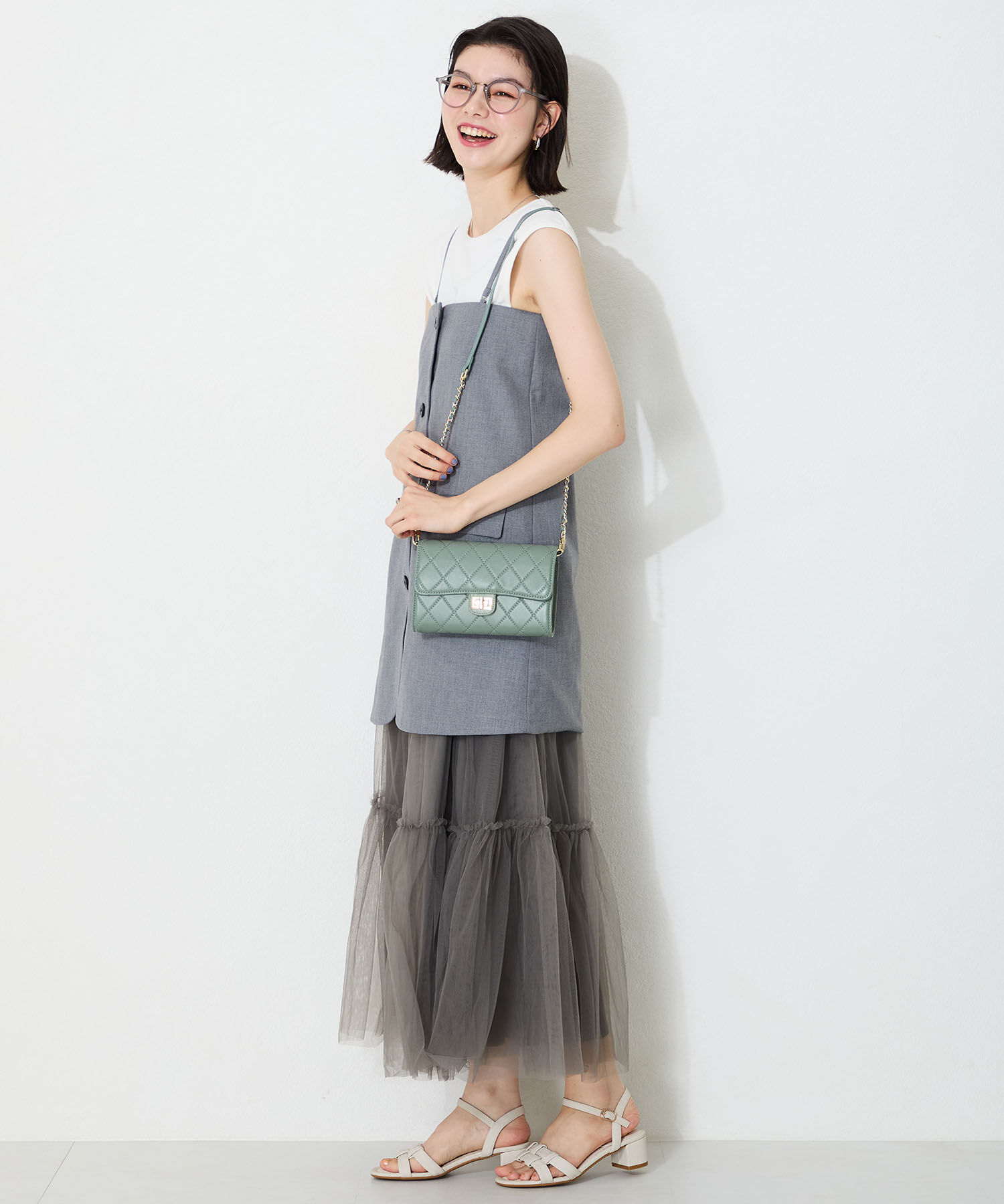 WA Oriental TRaffic「●2025春夏新作●編み込みヒールサンダル/52203 サンダル 人気 トレンド 華奢 ヒール5.2cm」|サンダル|