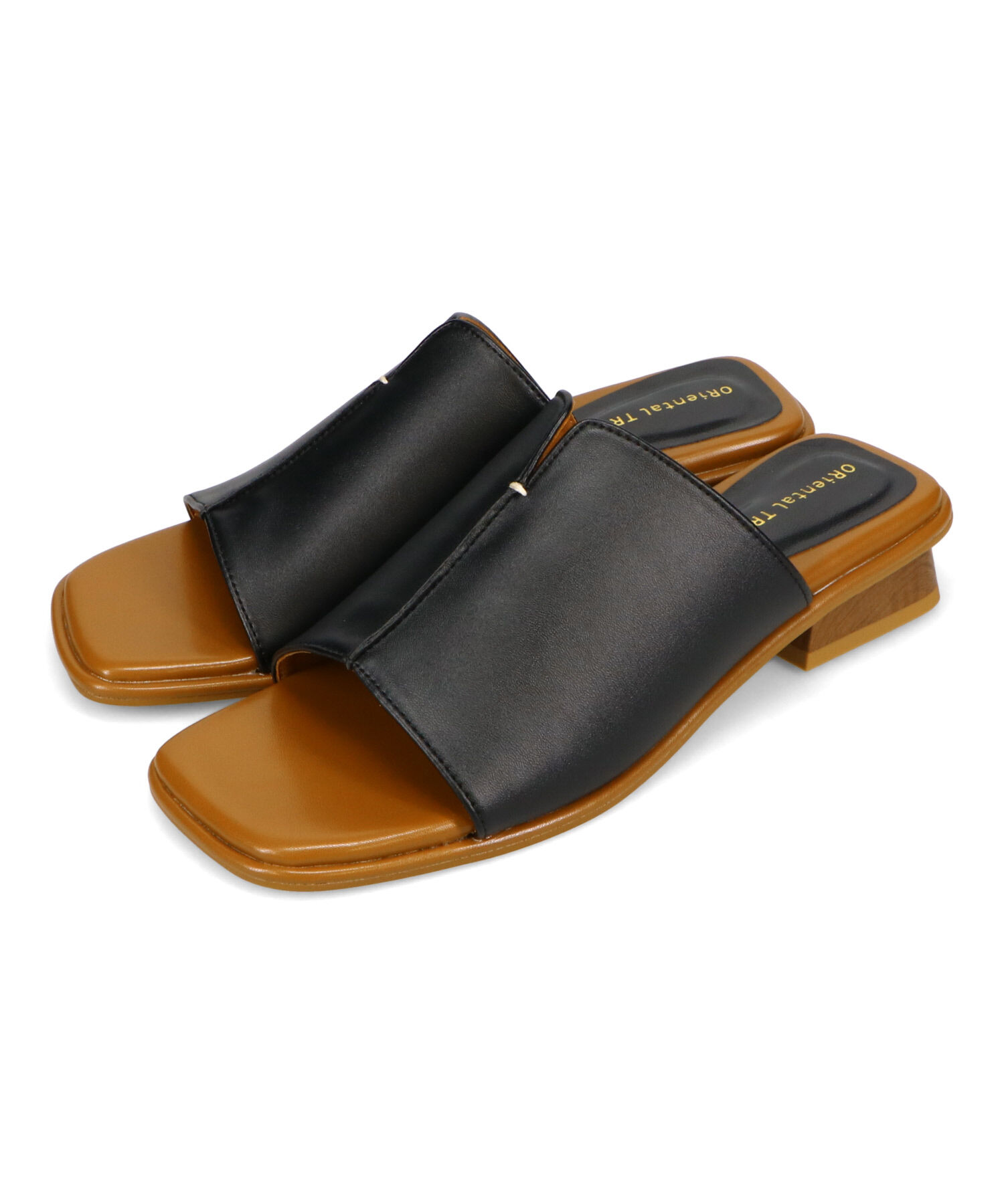 ORiental TRaffic「【WEB限定】●人気アイテム●センタースリットミュールサンダル/55206 サンダル 」|サンダル|