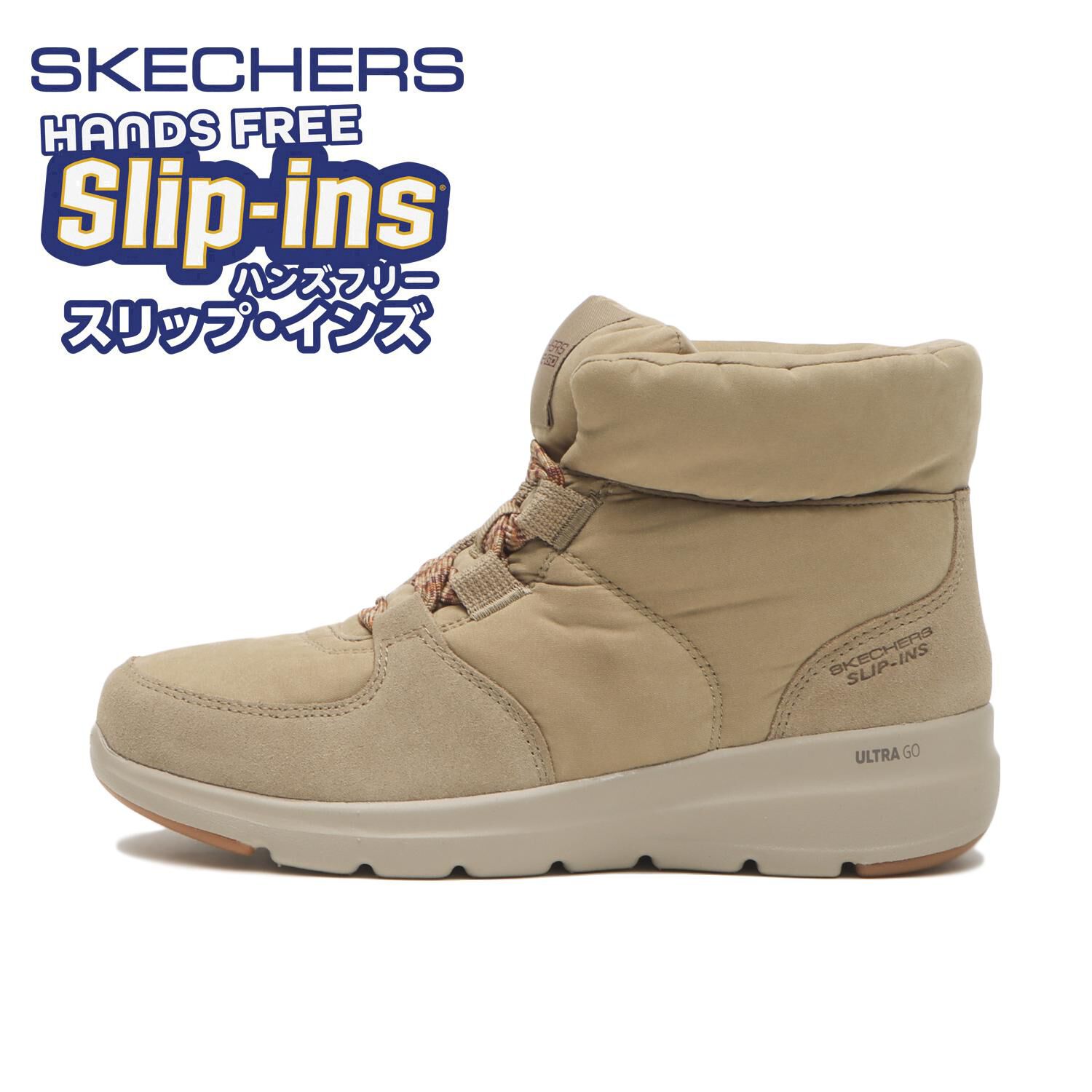 SKECHERS「【SKECHERS】GLACIAL ULTRA - CAMILLE」|スニーカー|ベージュ