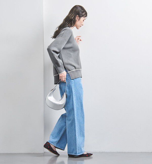 UNITED ARROWS「スムース Vネックニット」|ニット・セーター|