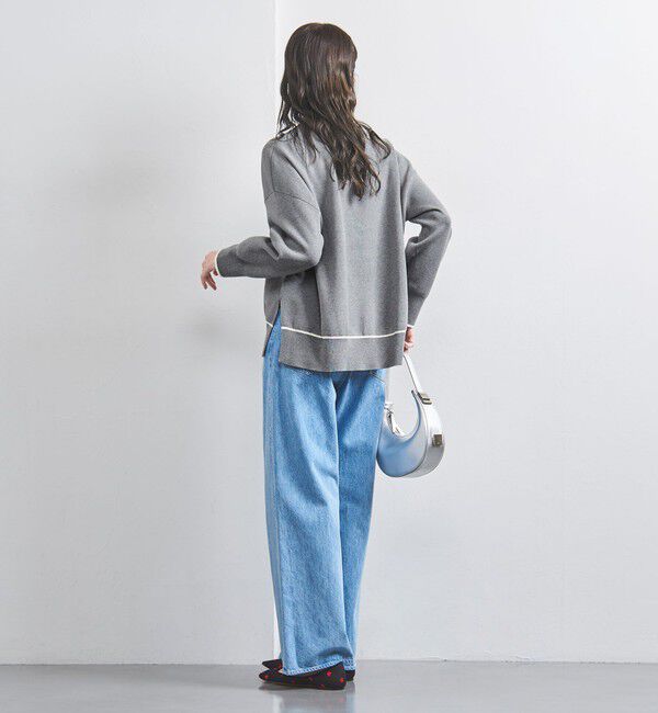 UNITED ARROWS「スムース Vネックニット」|ニット・セーター|