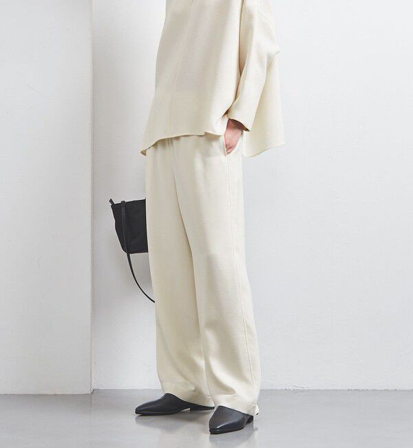 UNITED ARROWS「COMFY ストレート イージーパンツ WHITE -UVカット ウォッシャブル-」|その他|OFF WHITE