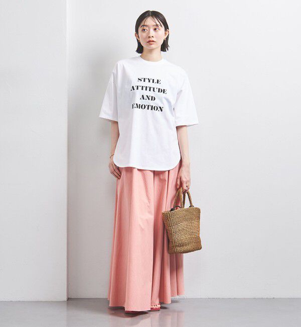 UNITED ARROWS「＜SACRA＞メッセージプリント Tシャツ」|Tシャツ・カットソー|