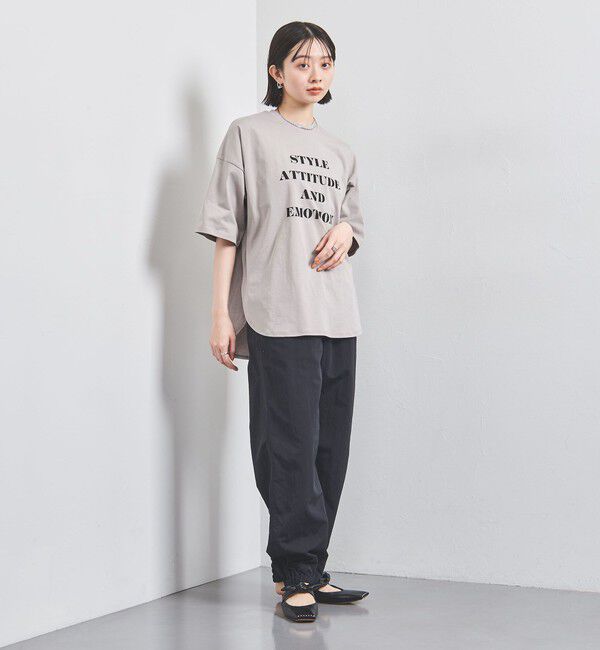 UNITED ARROWS「＜SACRA＞メッセージプリント Tシャツ」|Tシャツ・カットソー|