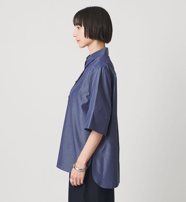 UNITED ARROWS「デニムライク ブライトローン シャツ ‐ウォッシャブル‐」|シャツ・ブラウス|