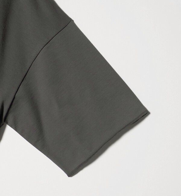 UNITED ARROWS「＜SACRA＞ハーフスリーブ クロップド メッセージ Tシャツ」|Tシャツ・カットソー|