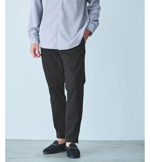 UNITED ARROWS green label relaxing「【WEB限定】JUST fit Kn/T テック ジョガーパンツ」|その他|BLACK