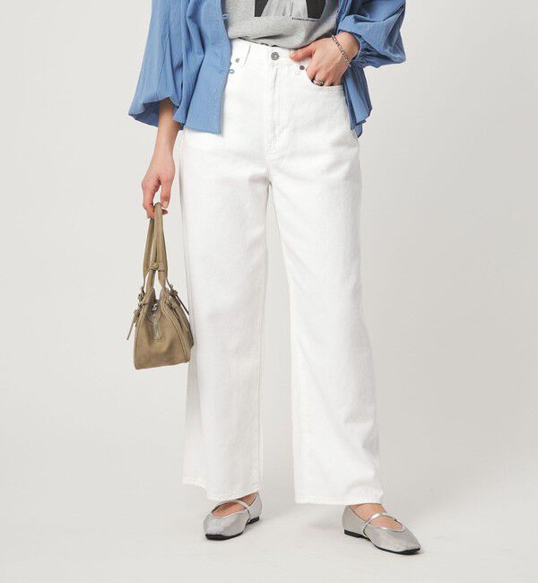 UNITED ARROWS green label relaxing「［size SHORT/TALLあり］ワイド デニム パンツ」|デニム|