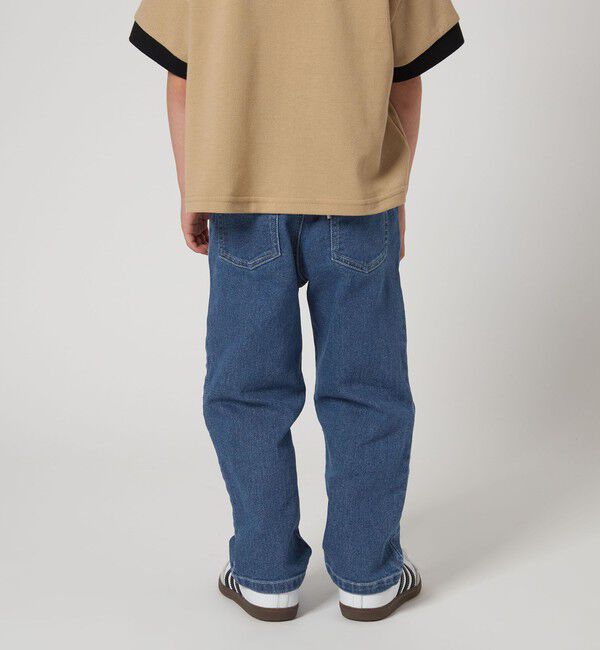 UNITED ARROWS green label relaxing「ストレッチデニム ストレートパンツ / キッズ  100cm-160cm - ストレッチ -」|デニム|