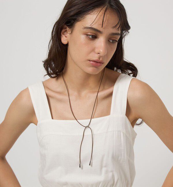 UNITED ARROWS green label relaxing「コードメタルドロップ ネックレス」|ネックレス|