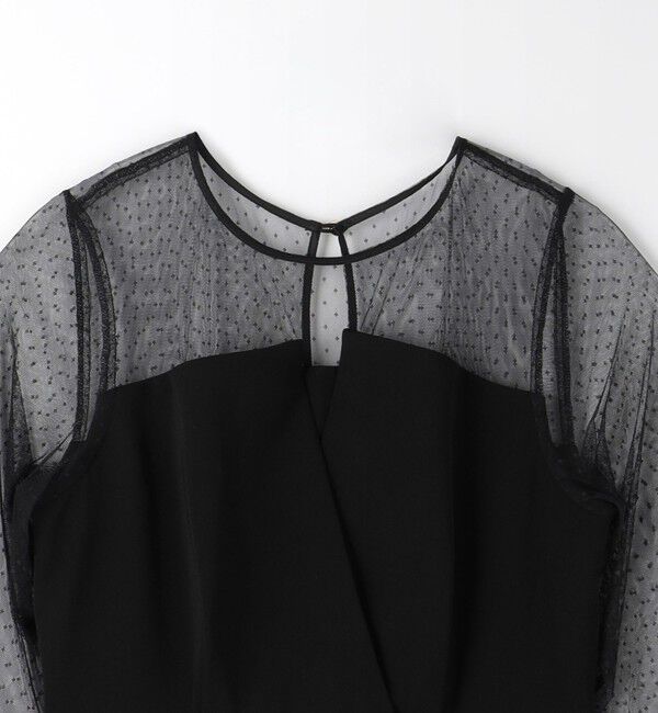 UNITED ARROWS green label relaxing「ドットチュール ビスチェ ワンピース 2」|ワンピース|