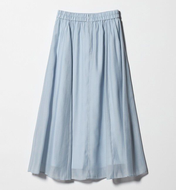 UNITED ARROWS green label relaxing「［size SHORTあり］エアリーギャザー スカート」|フレア|