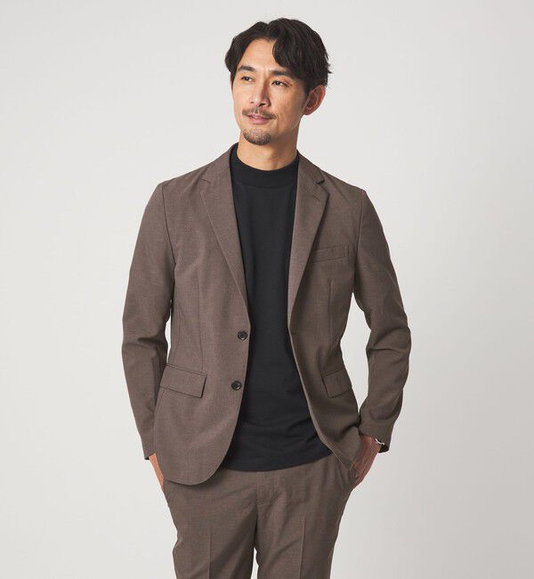 UNITED ARROWS green label relaxing「【WEB限定】JUST fit ドライポリエステル ナロー セットアップ -吸水速乾-」|テーラードジャケット|