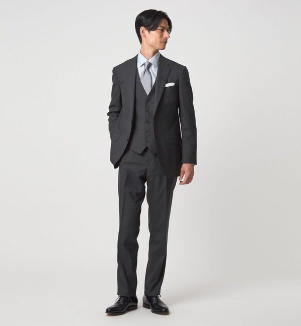 UNITED ARROWS green label relaxing「REDA トロピカル 無地 5B スーツベスト」|スーツ|