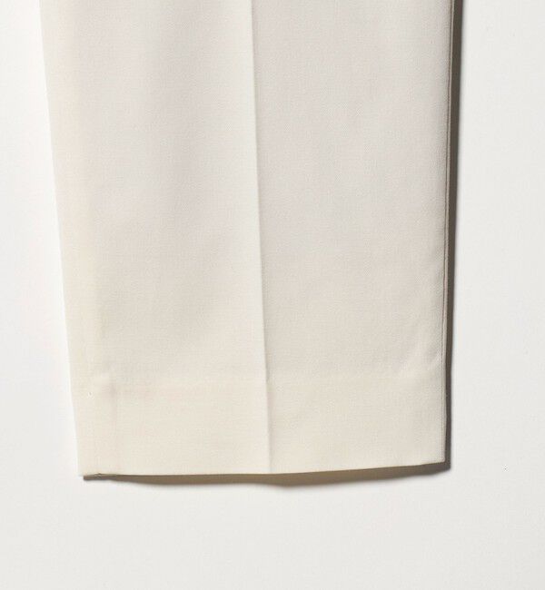 UNITED ARROWS green label relaxing「［size SHORT/TALLあり］Daily Chic タック スリム パンツ オフホワイト」|スラックス|