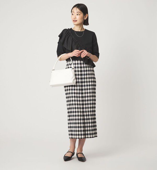 UNITED ARROWS green label relaxing「［size SHORTあり］Daily Chic カラミ タイト スカート マシンウォッシャブル」|タイト|