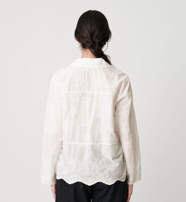 BEAUTY&YOUTH UNITED ARROWS「エンブロイダリー オープンカラーシャツ」|シャツ・ブラウス|