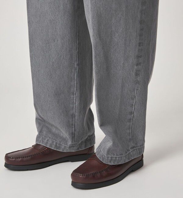 STEVEN ALAN「＜Steven Alan＞ 13.5oz デニム インツープリーツ ドレス トラウザーズ」|スラックス|