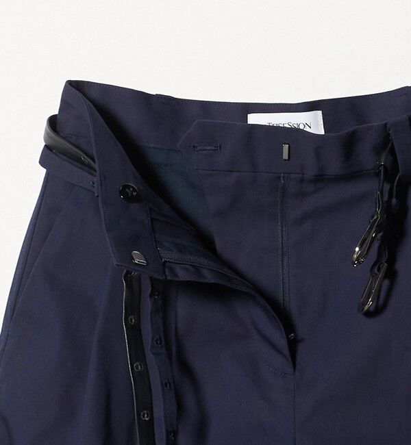 ATTISESSION「＜ATTISESSION＞ベルト 2タック ストレート パンツ 3」|その他|