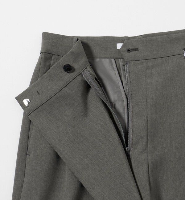 BEAUTY&YOUTH UNITED ARROWS「ポプリン 2タック ラップパンツ ウォッシャブル 吸水速乾 接触冷感」|その他|