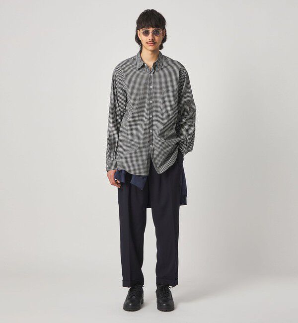 STEVEN ALAN「＜Steven Alan＞ リバティ ギンガムチェック リバースシーム シャツ LOOSE」|シャツ・ブラウス|