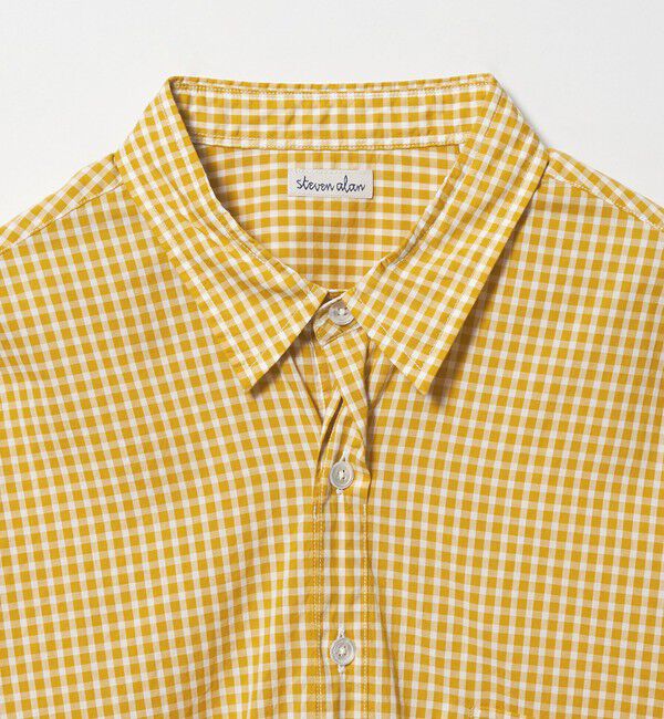 STEVEN ALAN「＜Steven Alan＞ リバティ ギンガムチェック リバースシーム シャツ LOOSE」|シャツ・ブラウス|
