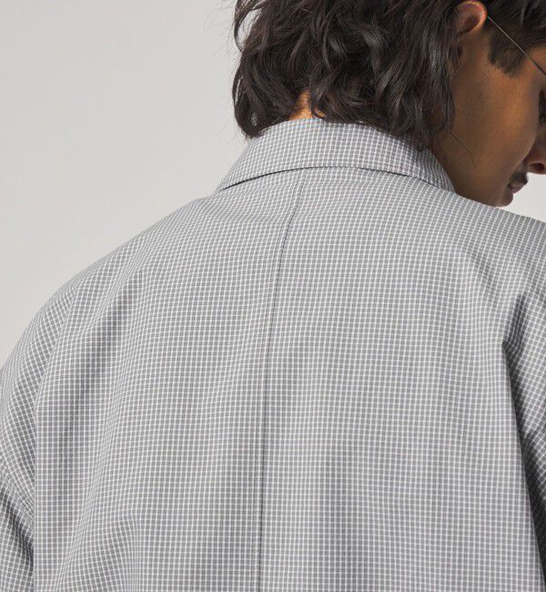 STEVEN ALAN「＜Steven Alan＞ C/PE マイクロチェック ワーク ブルゾン」|ブルゾン・スタジャン|