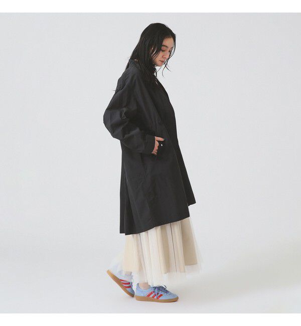 Ray BEAMS 「バック タック スタンドカラー コート（吸水速乾・UVカット）」|ダッフルコート|
