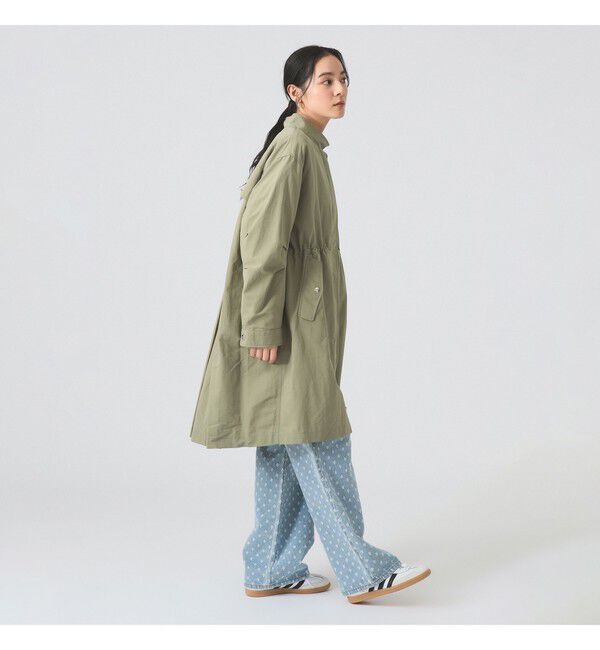 Ray BEAMS 「バック タック スタンドカラー コート（吸水速乾・UVカット）」|ダッフルコート|