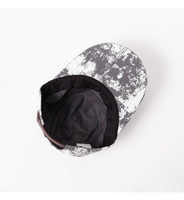BEAMS PLUS「5PNL Long bill Cap Herringbone on Paint Print」|その他|
