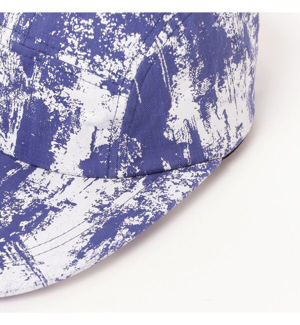 BEAMS PLUS「5PNL Long bill Cap Herringbone on Paint Print」|その他|