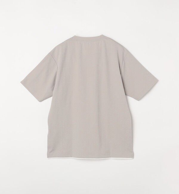 SHIPS any「SHIPS any: 〈吸水・速乾・ストレッチ〉 フェイク レイヤード Tシャツ 24SS◇」|Tシャツ・カットソー|