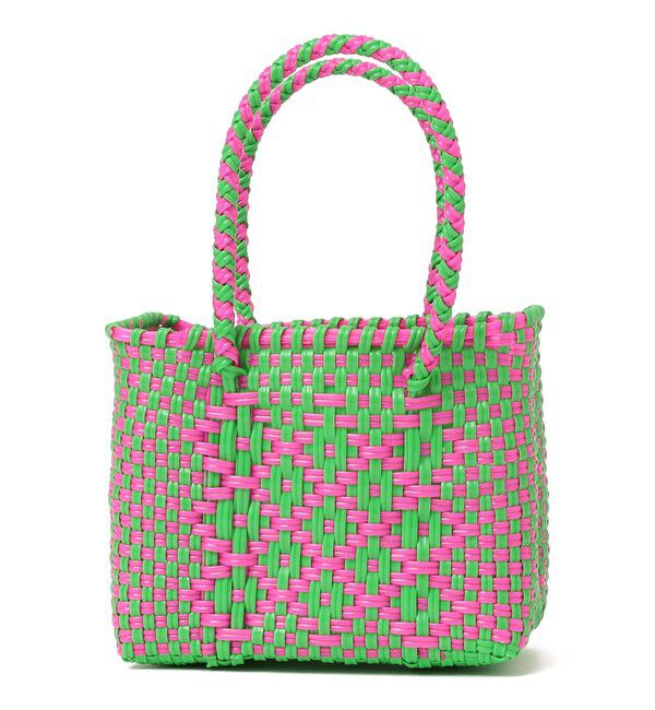 SHIPS KIDS「【SHIPS KIDS別注】Diminutivo:MINI BOLSA(SSS)」|かごバッグ|ピンク