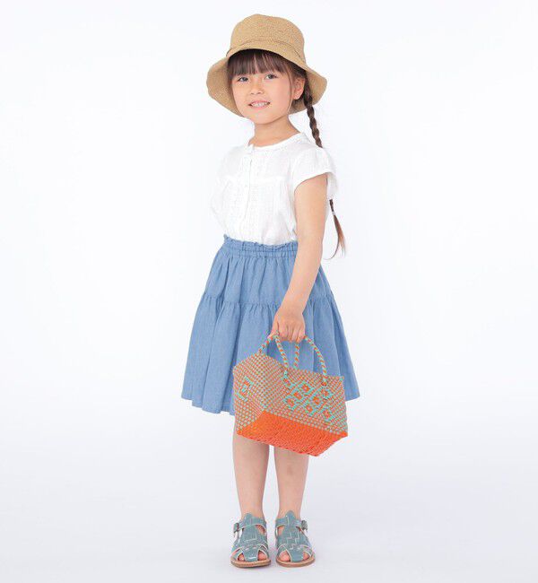 SHIPS KIDS「【SHIPS KIDS別注】Diminutivo:MINI BOLSA(SS)」|かごバッグ|