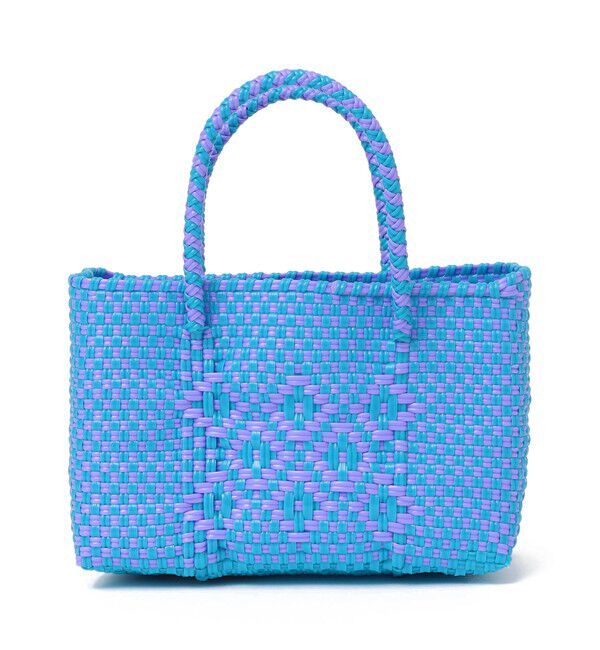 SHIPS KIDS「【SHIPS KIDS別注】Diminutivo:MINI BOLSA(SS)」|かごバッグ|ブルー系