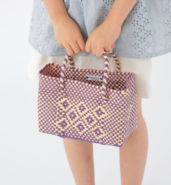 SHIPS KIDS「【SHIPS KIDS別注】Diminutivo:MINI BOLSA(SS)」|かごバッグ|