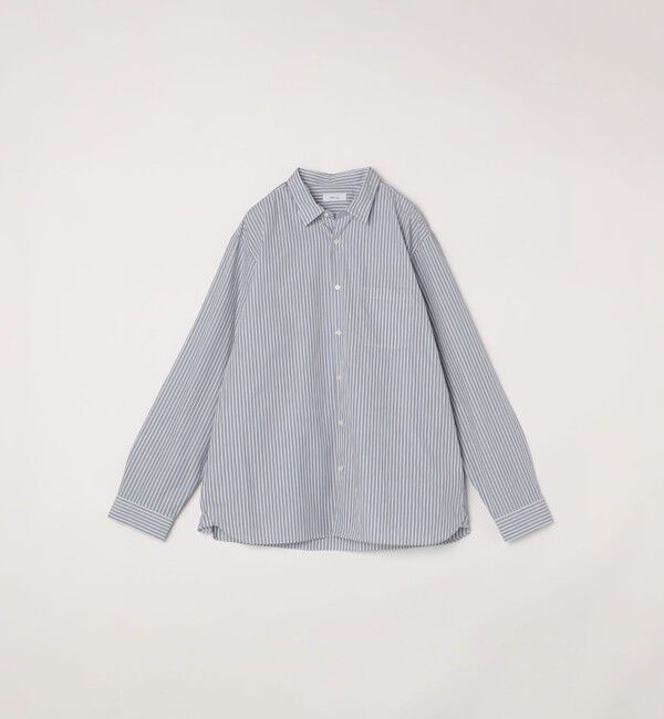 SHIPS any「SHIPS any: ストライプ / ソリッド リラックス レギュラーカラー シャツ 24SS◇」|シャツ・ブラウス|